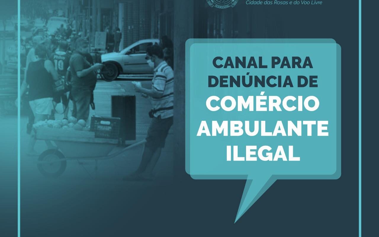 Canal para Denúncia de Comércio Ambulante Ilegal