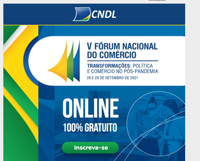 V Fórum Nacional do Comércio debaterá transformações da política e do comércio no pós-pandemia